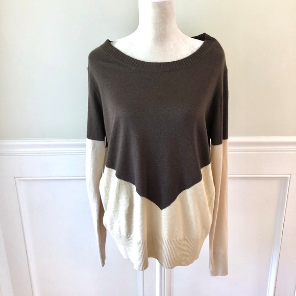 41 Hawthorn Sweaters - 41HAWTHORN Presley Colorblock Button Back Sweater